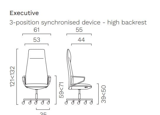 Тканевое офисное кресло с подлокотниками FREZZA Bia ARCH-00049777 - Вид №5