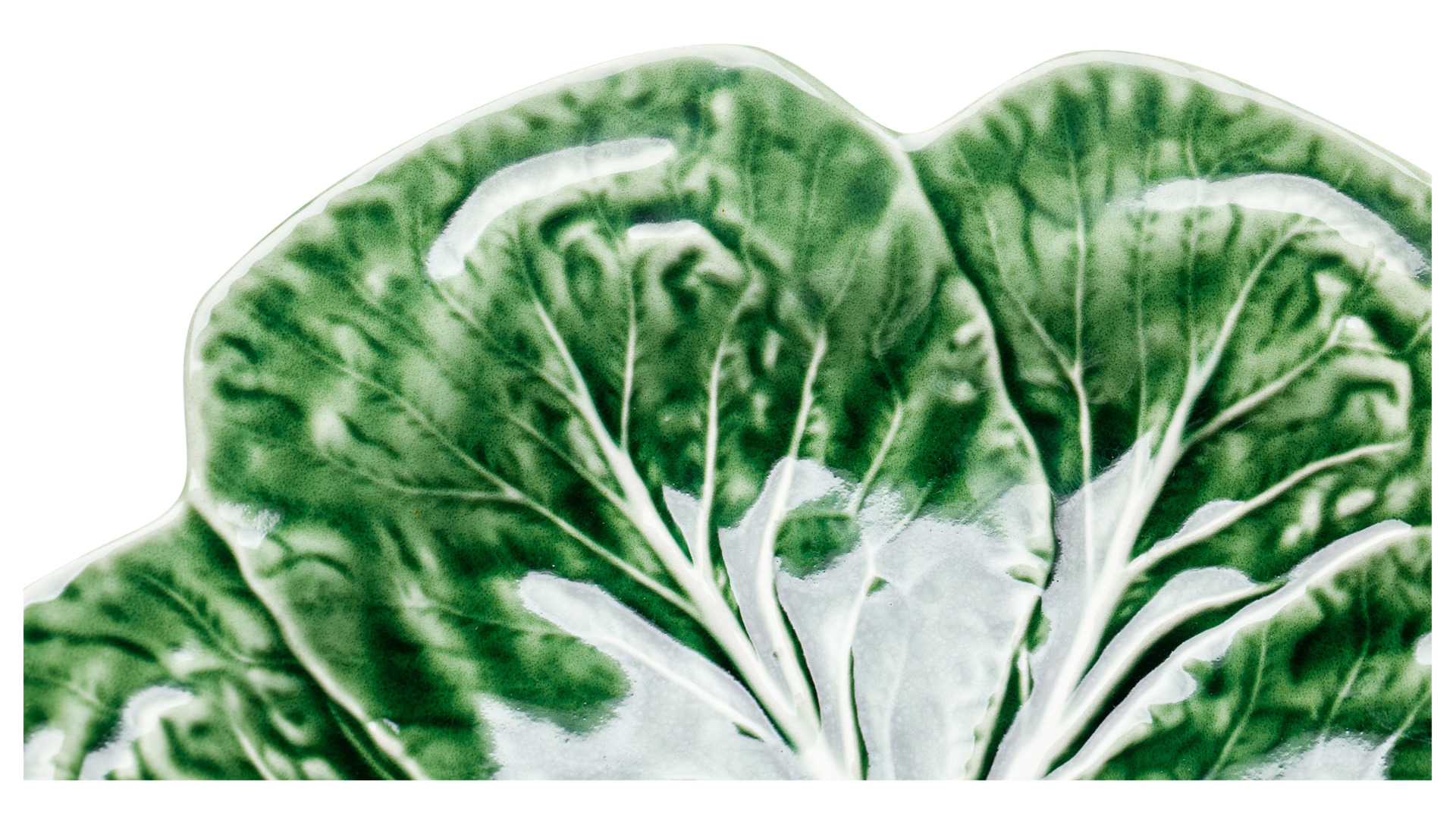 10581737 Bordallo Pinheiro Тарелка обеденная Bordallo Pinheiro Капуста 26,5см, керамика Керамика  - Вид №1