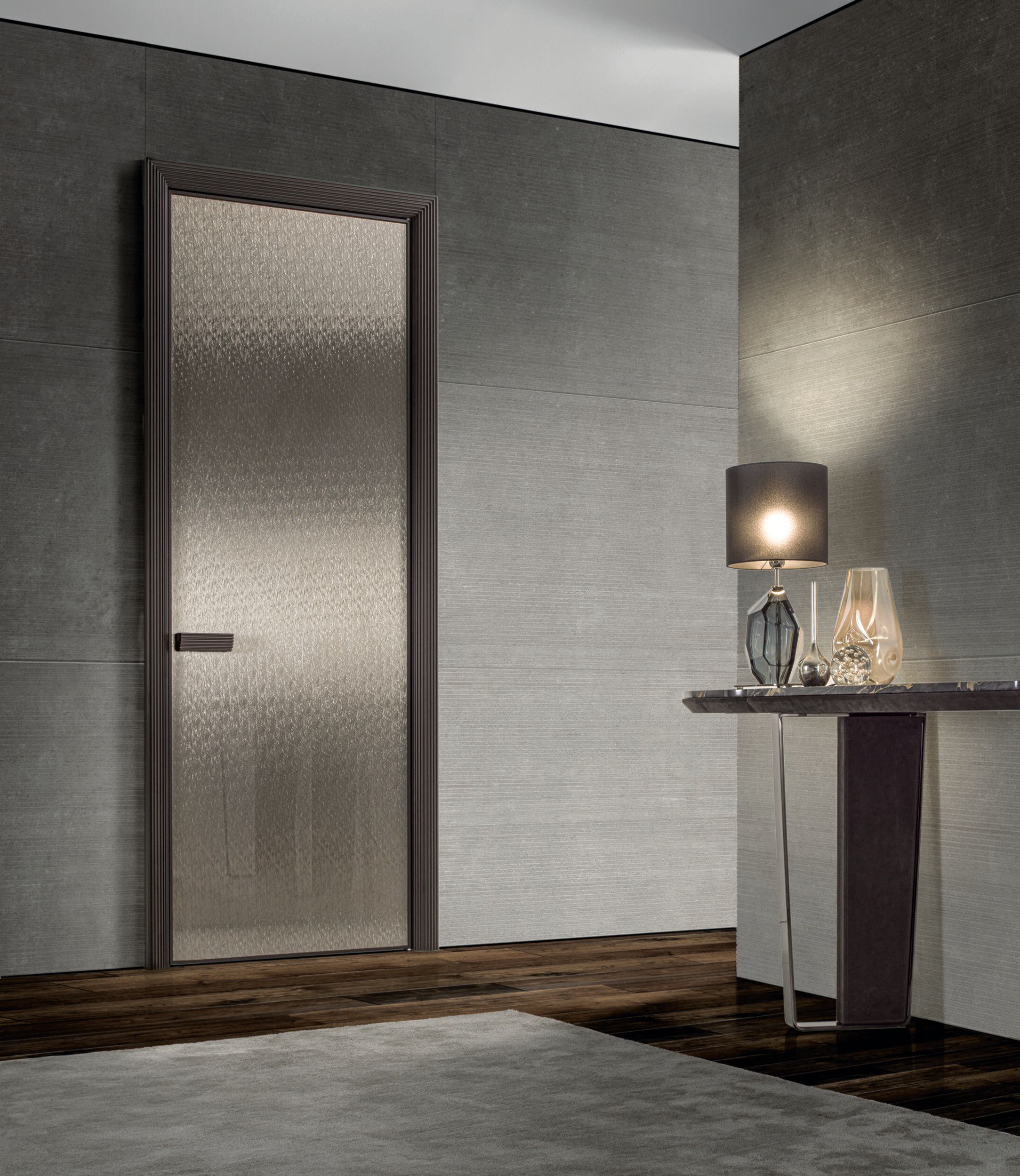 Стеклянная распашная дверь Longhi Aluminiun Chic-Doors ARCH-00011251 - Вид №1