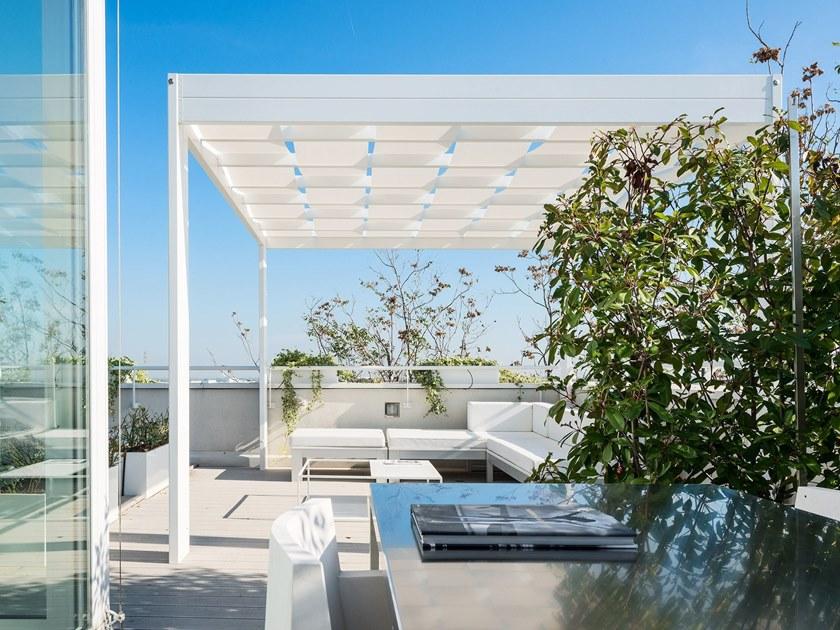 MV Living Самонесущая пергола из ткани и алюминия Ombreggianti sun-id-1477268 - Вид №1