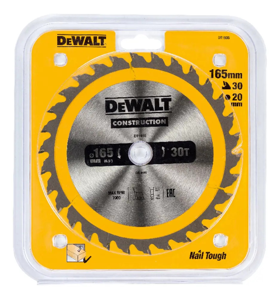 91248857 Диск по дереву Dewalt DT1935-QZ Т30 165x20x1.5 мм STLM-0848841