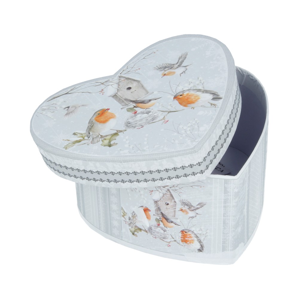 302-3 Коробка картонная бумажная №01 Сердце ККБ Santreyd 