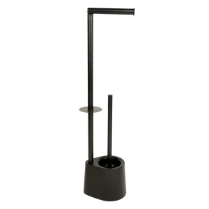 Стойка-ерш для унитаза айви пластик/металл черный
