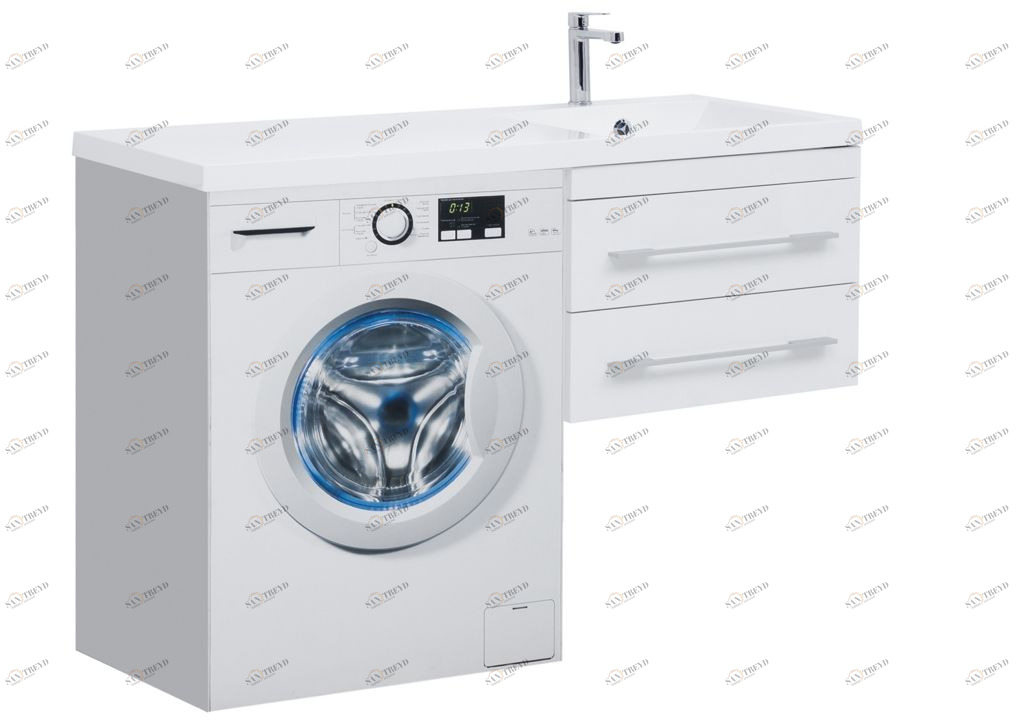 Тумба с раковиной Aquanet Нота 120 R белый 0017148300239568