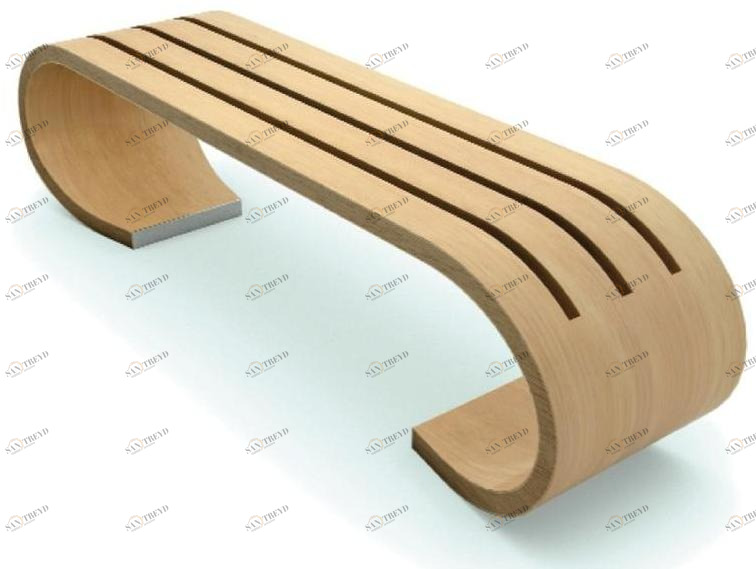 SPECIAL WOOD Скамейка из гнутого ламинированного дерева sun-id-1350824