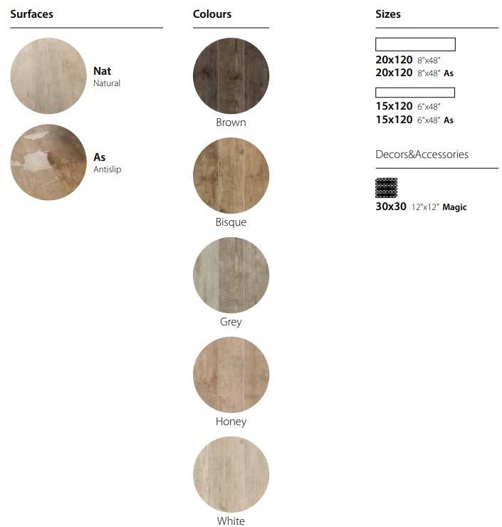 CERAMICA SANT'AGOSTINO Настенная / напольная плитка из керамогранита под дерево Nature sun-id-1353776 - Вид №2