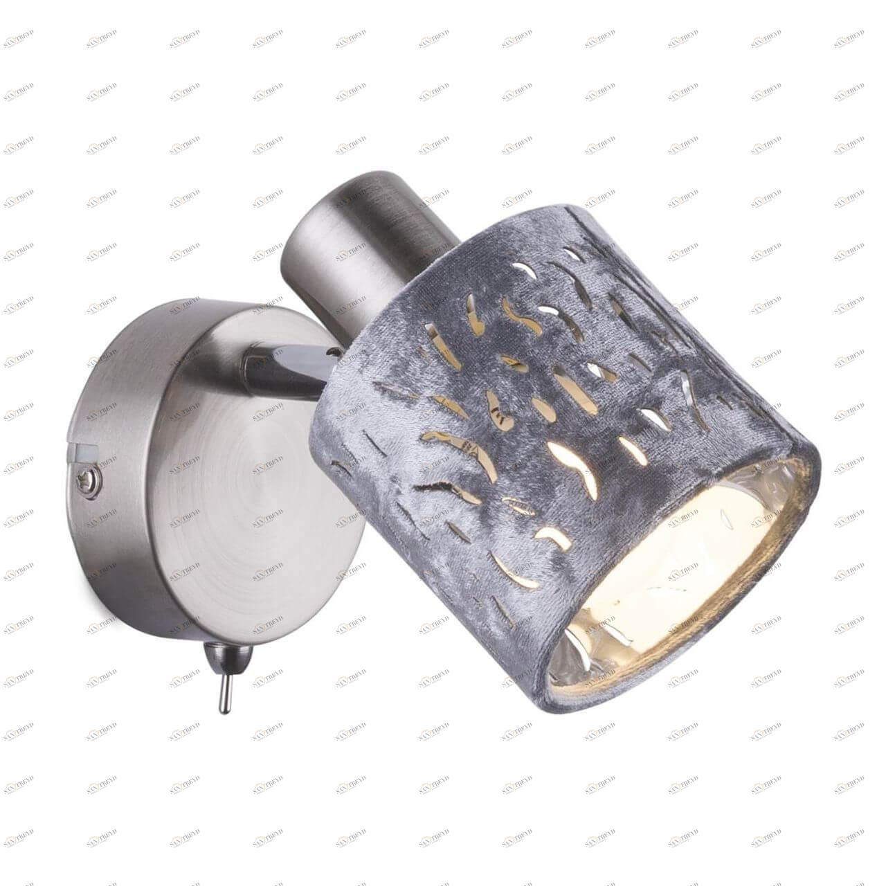 Спот настенный серебристый Globo Alys 54122-1 GLOBO ALYS 00-3925593 Серебро Ceramica Globo 