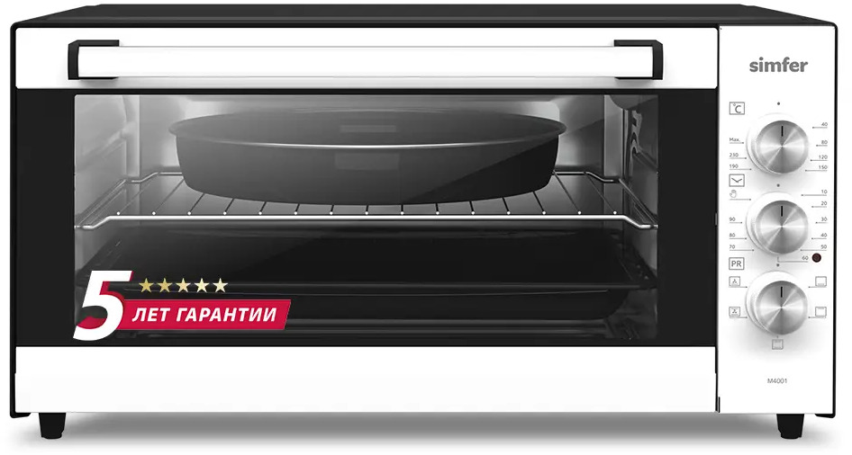 91172450 Электропечь Simfer M4002 57.5x30x36 см 1300 Вт цвет антрацит STLM-0883194
