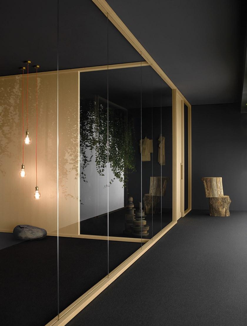 Citterio Мобильная стена из дерева и стекла для офиса sun-id-1513981 - Вид №1