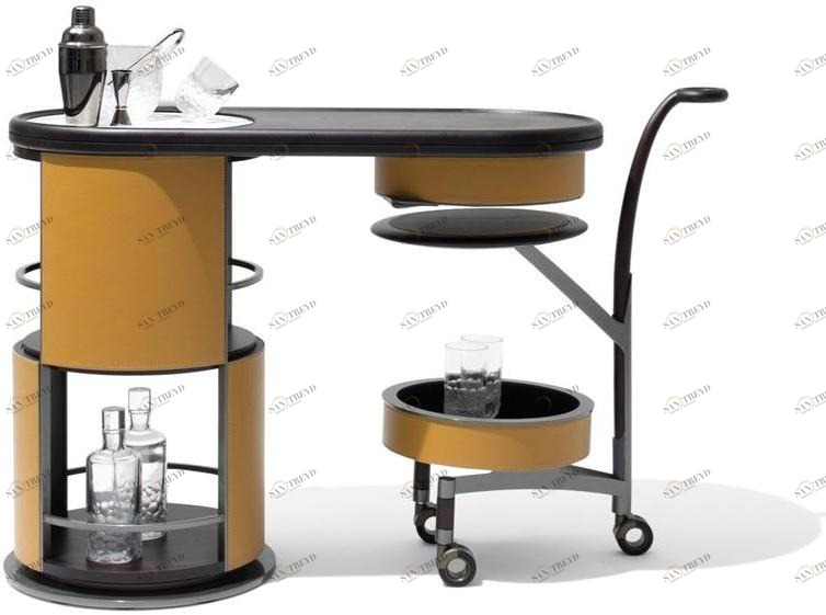 Giorgetti Барный шкаф из орехового дерева sun-id-1516192