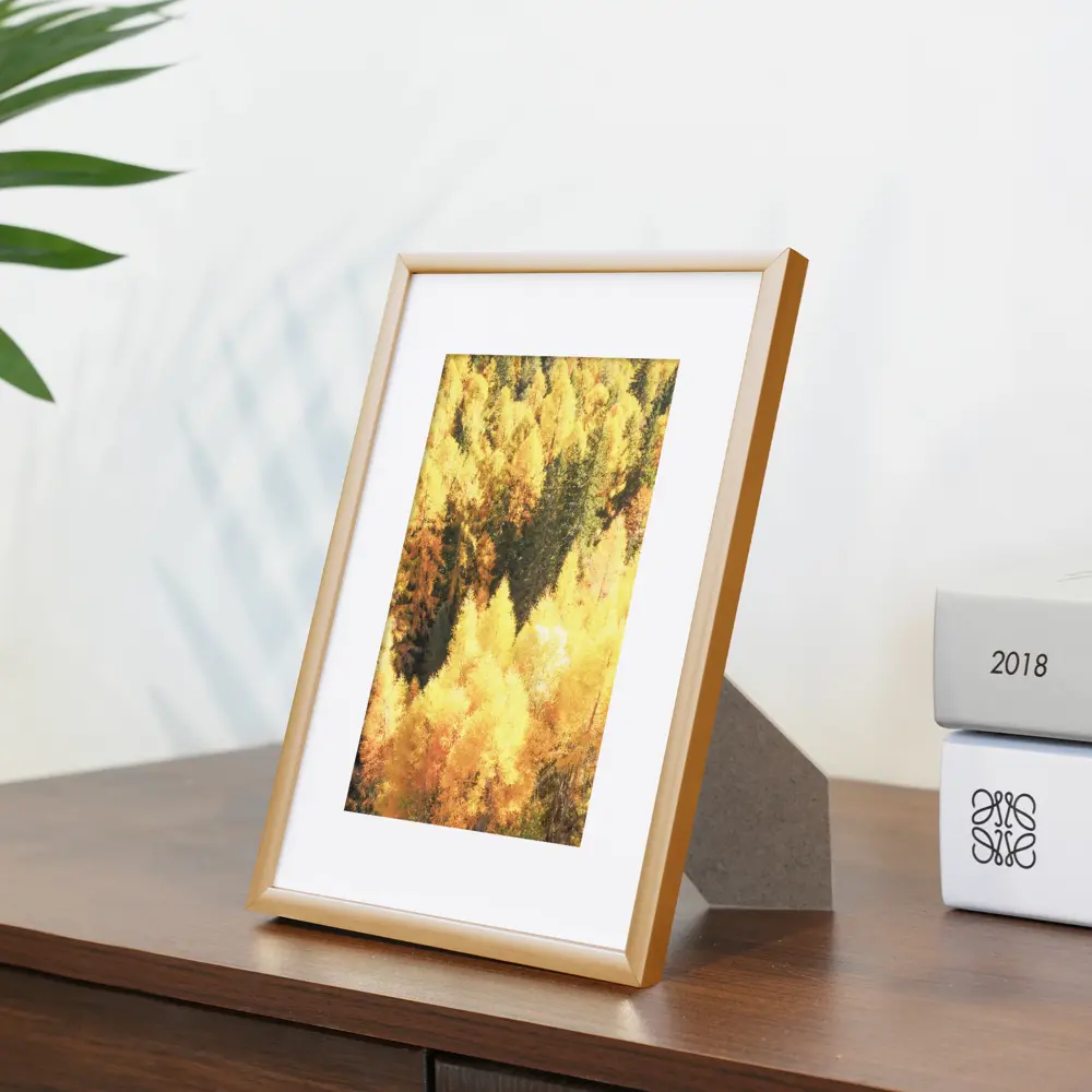 Фоторамка Kreaforta Lila золотая 15×20 см для интерьера 89398516 STLM-1584960 - Вид №1