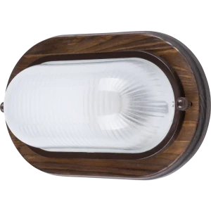 Светильник для бани TDM Electric НПБ 1401 60 Вт IP54 6 м² накладной овал цвет коричневый