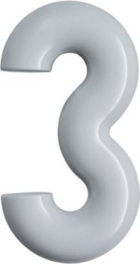 702.165.3 номера домов HEWI Türzubehör  - Вид №3