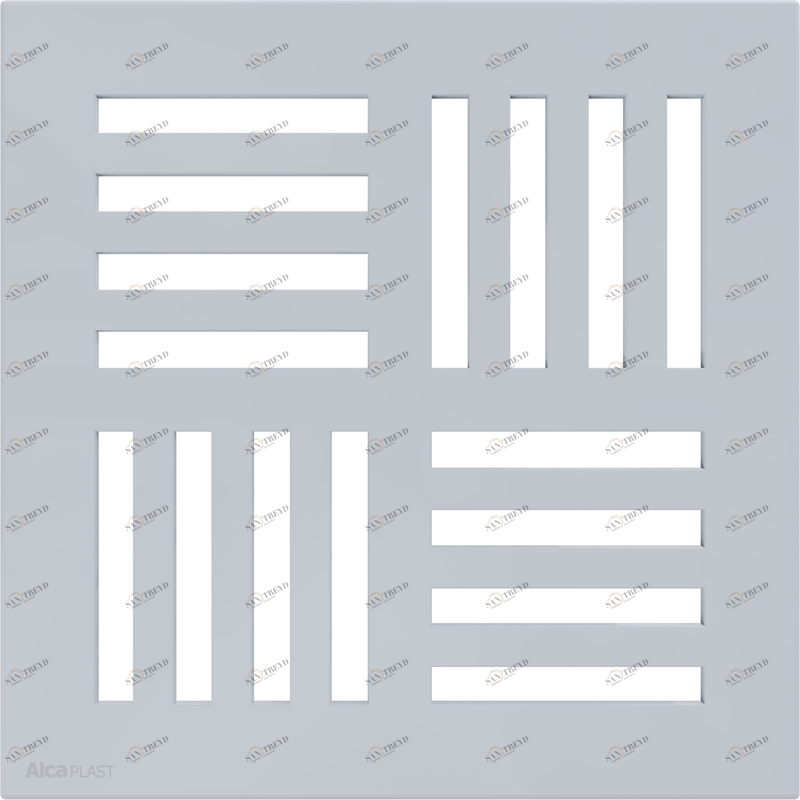 Решетка 143×143 мм, серый ALCAPLAST MPV007