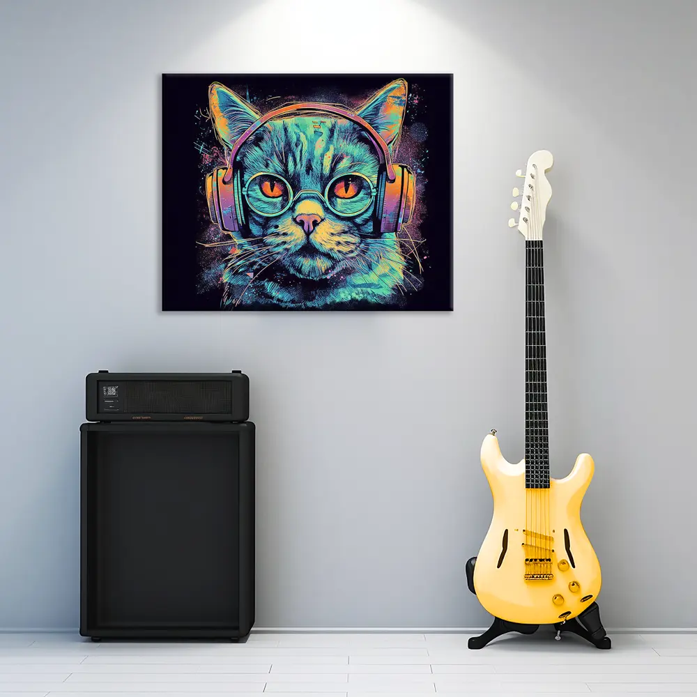 Картина на холсте Постер-лайн Меломан 40x50 см STLM-2002677 - Вид №2