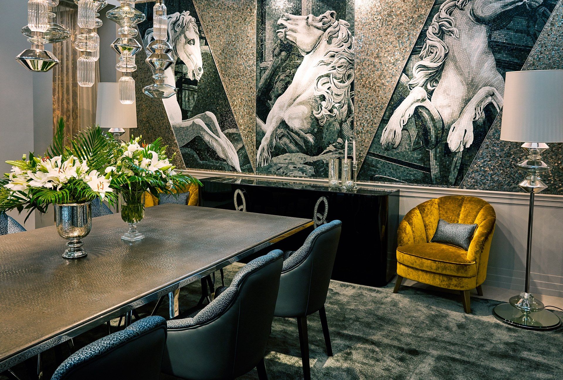 Прямоугольный мраморный стол Sicis Борджиа ARCH-00098157 - Вид №8