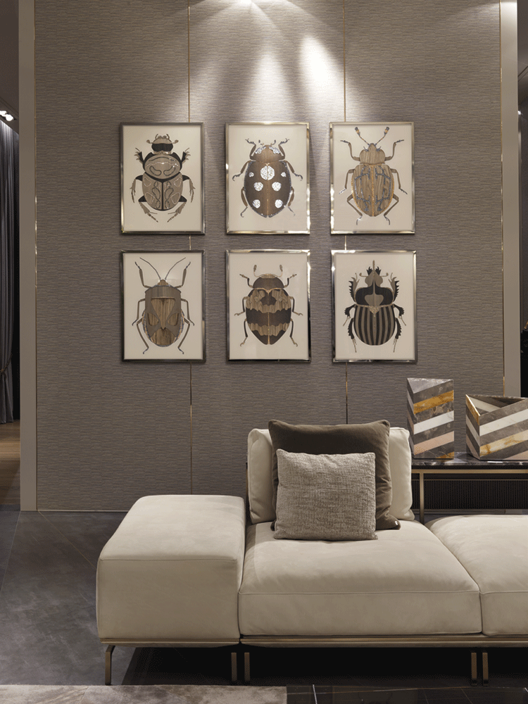 Beetle A Произведение искусства из ископаемого дерева Visionnaire  - Вид №2