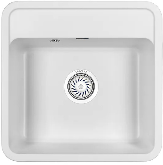 5001, БЕЛЫЙ, кухонная мойка, СтандАРТ кварц