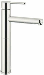 Rubinetterie Mariani Смеситель для раковины, однорычажный, сливной Noir 398-no