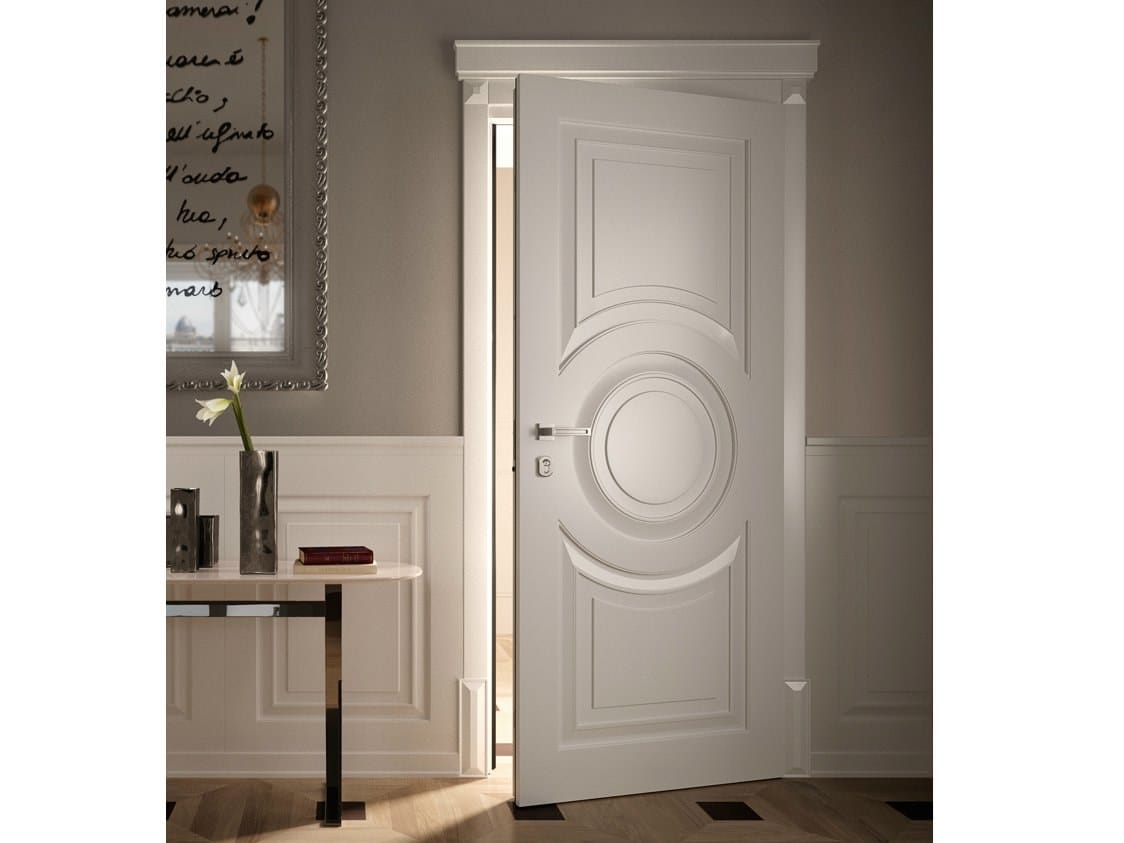 Лакированная бронированная входная дверь в классическом стиле GAROFOLI Sovrana ARCH-00063666