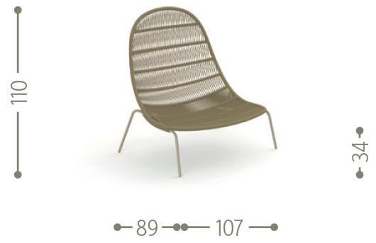 Talenti Садовое кресло из веревки Panama sun-id-1469302 - Вид №15