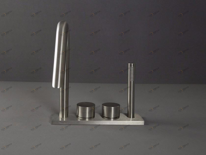 RIFRA Комплект для ванны из нержавеющей стали с ручным душем Wave 1220231/2