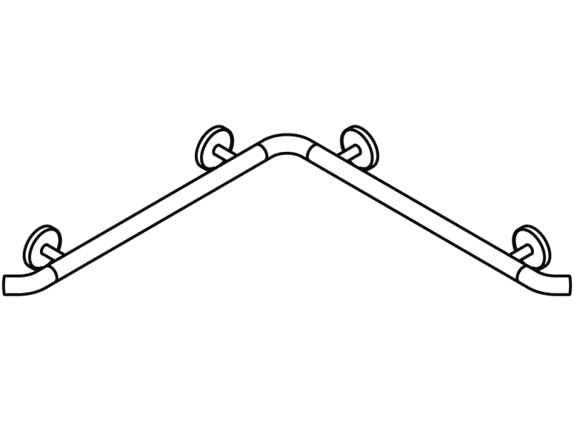 950.35.1S90 Поручни для душа и ванны, специальные длины HEWI Greifen  - Вид №2