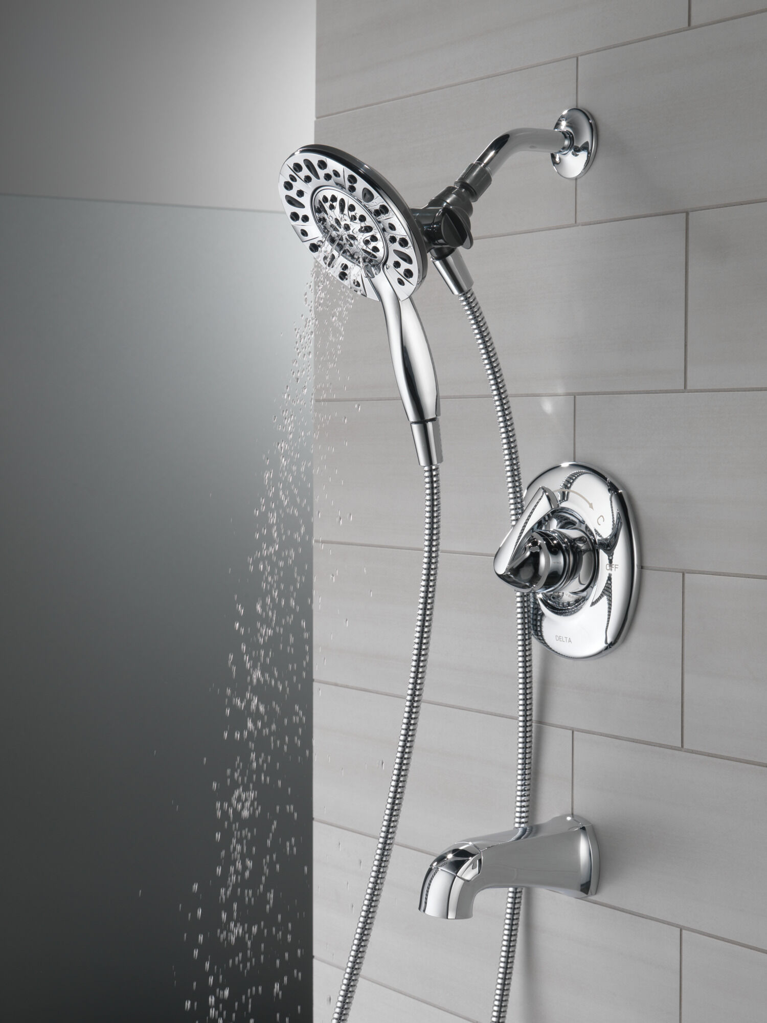 144890-I Ванна и душ Monitor® серии 14 с In2ition® Delta Faucet Larkin Хром  - Вид №7