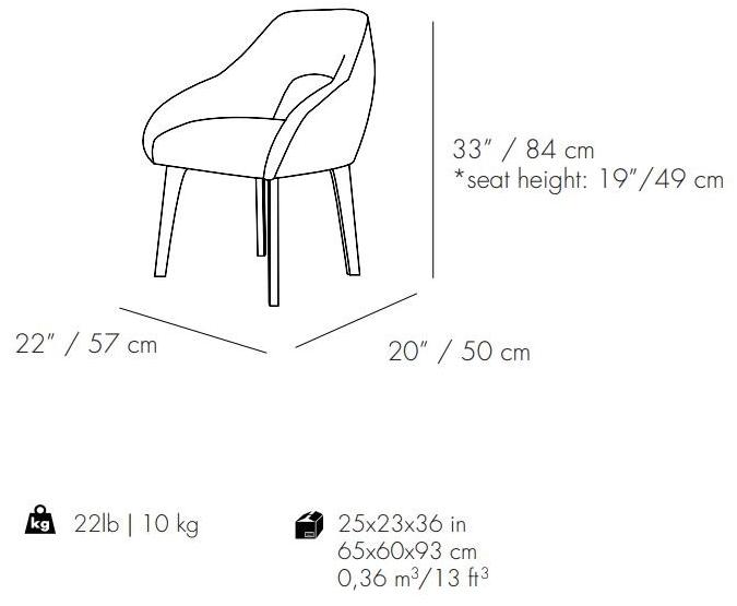 Mambo Unlimited Ideas Стул с обивкой и подлокотниками Lola sun-id-1381808 - Вид №6