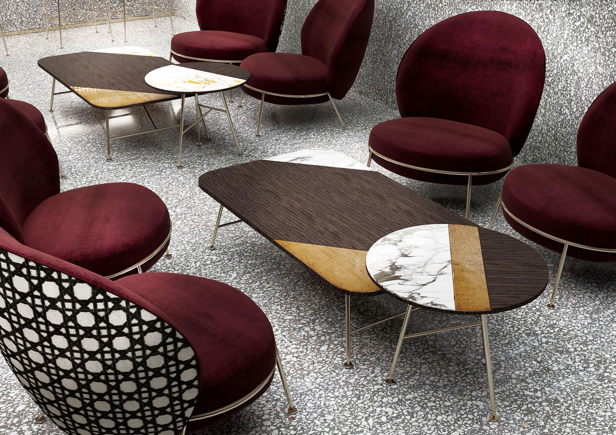 Круглый журнальный столик Sicis TRAY ARCH-00144626 - Вид №2