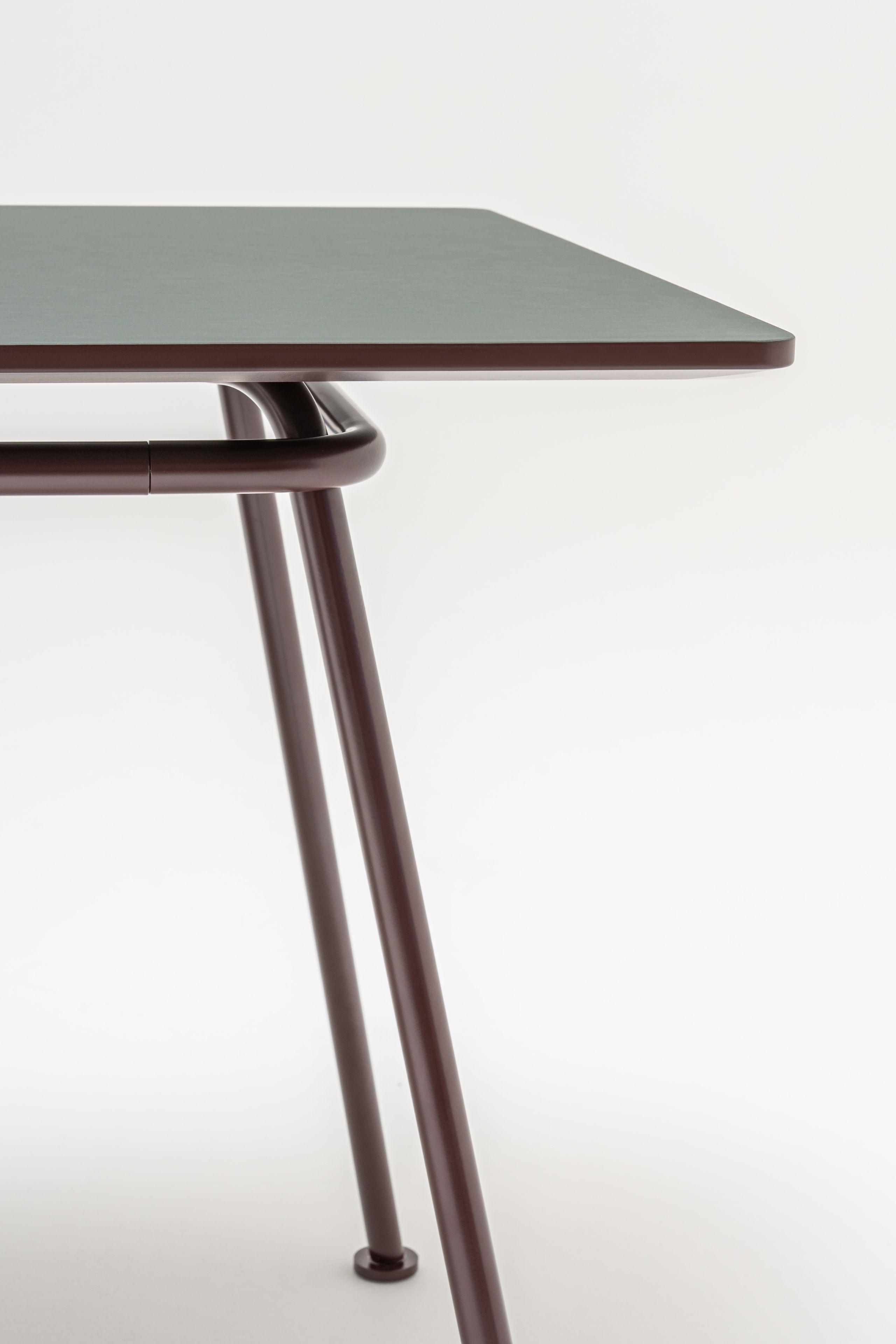 Металлический прямоугольный обеденный стол MDD новая школа ARCH-00148415 - Вид №16