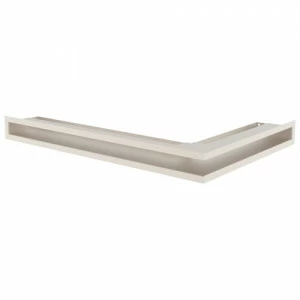 Вентиляционная решетка Kratki LUFT 600х400х60 кремовая левая