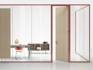 Manerba Стеклянная передвижная стена для офиса Wall system