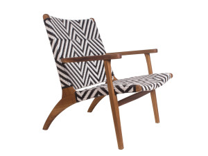 Садовое кресло из тикового дерева с подлокотниками