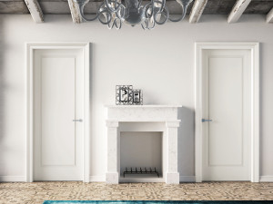 Пантографическая деревянная дверь