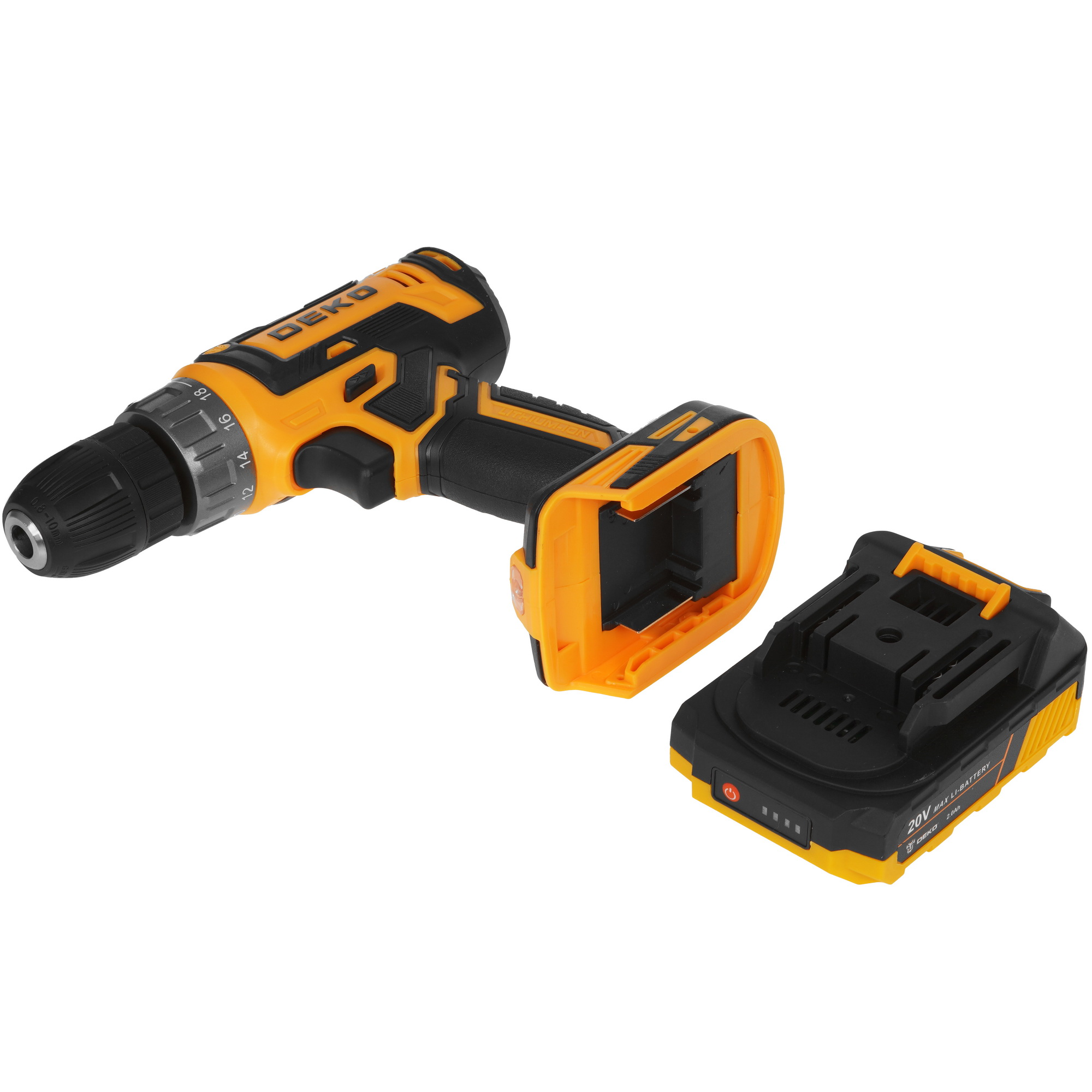 Дрель-шуруповерт DEKO DKCD20FU-Li 063-4149 UNV 20V 9080282 STDN-0104923 - Вид №4