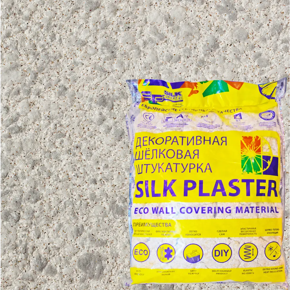 Жидкие обои Silk Plaster Виктория 703 0.9 кг цвет серый 82453424 STLM-2026358 