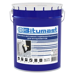 Мастика гидроизоляционная Bitumast для фундаментов 18 кг