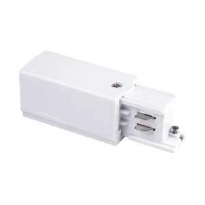 91655545 Коннектор ввода питания для трехфазного шинопровода Elektrostandard 85105/00 левый белый STLM-0932987