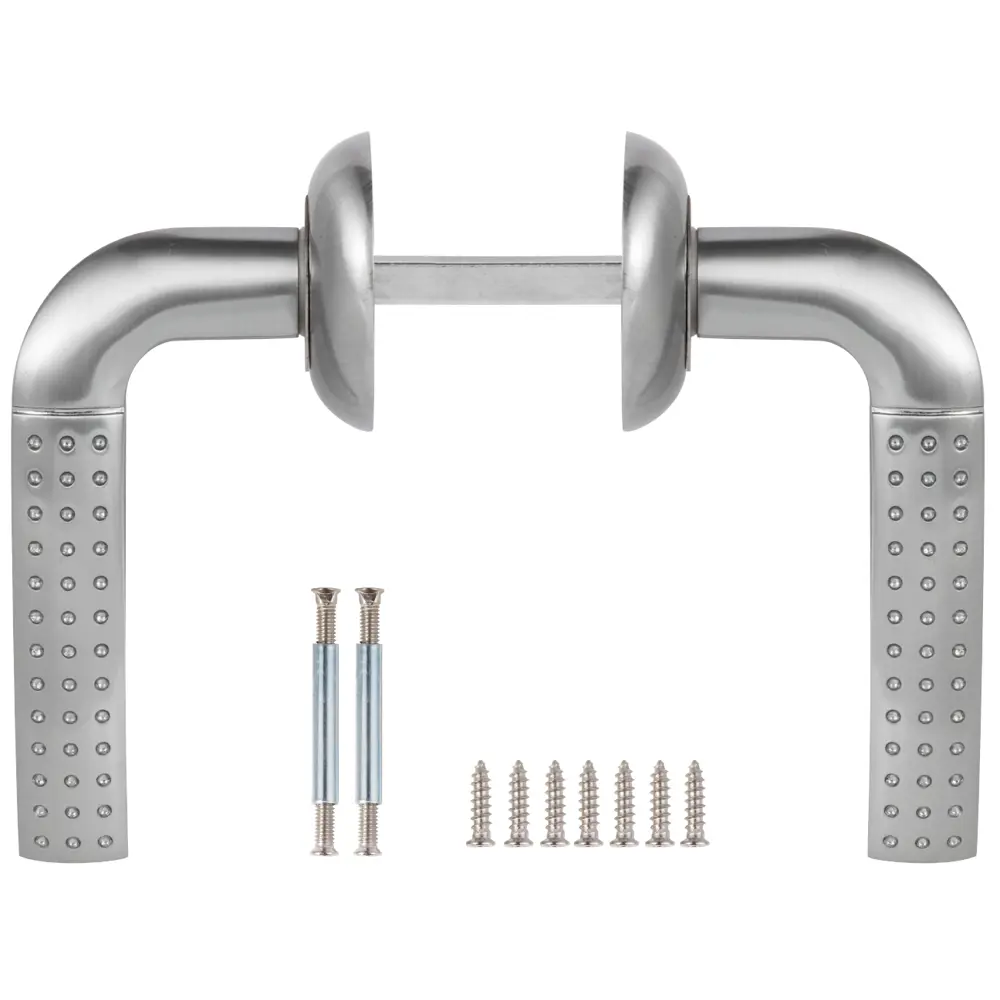 Дверная ручка EDSON EDS-10-Z01 с автоматическим возвратом в матовом хроме 82677951 STLM-0033860 - Вид №2