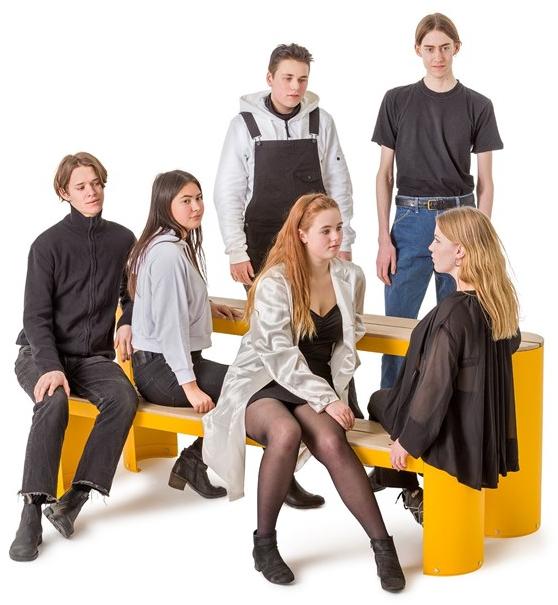 Nola Industrier Стол для общественных мест из стали с порошковым покрытием Urban play U07-11 table - Вид №5