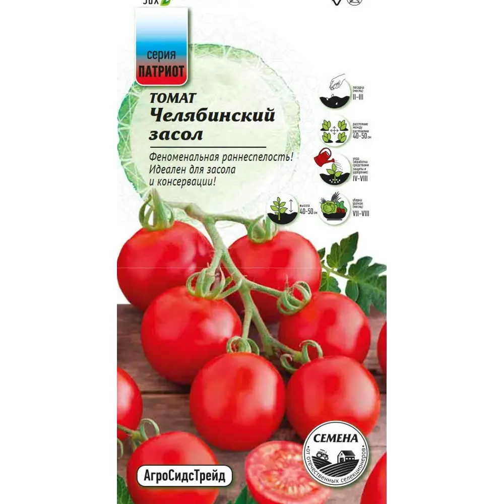 Семена томата Челябинский засол для засолки и свежего употребления 89405211 Santreyd STLM-1584864