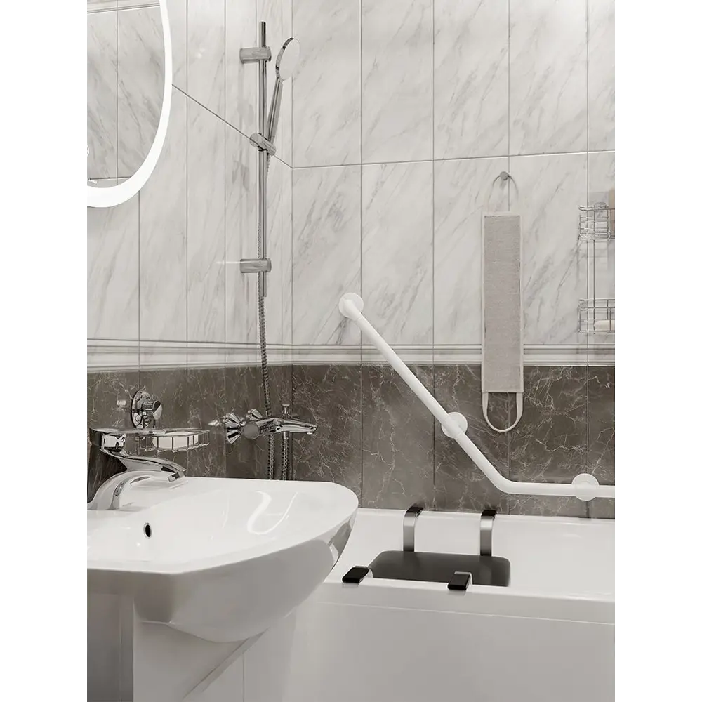 Сиденье для ванны Primanova 34x42 см цвет графит 82372777 STLM-2101021 Без серии - Вид №6