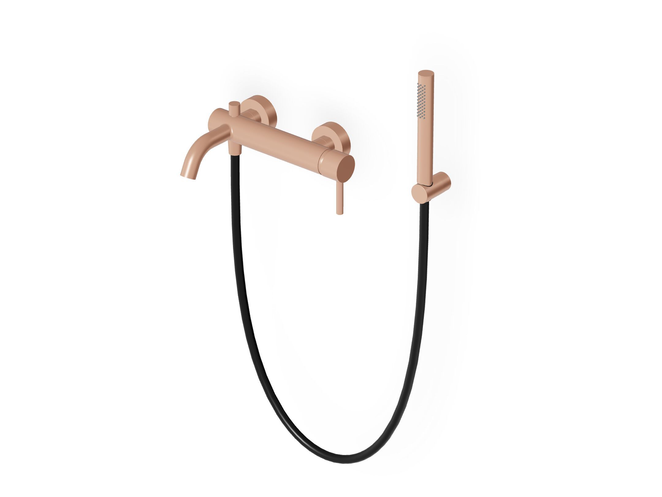 Однорычажный настенный смеситель для ванны / душа с ручным душем Zucchetti Pan S ARCH-00024323 - Вид №5