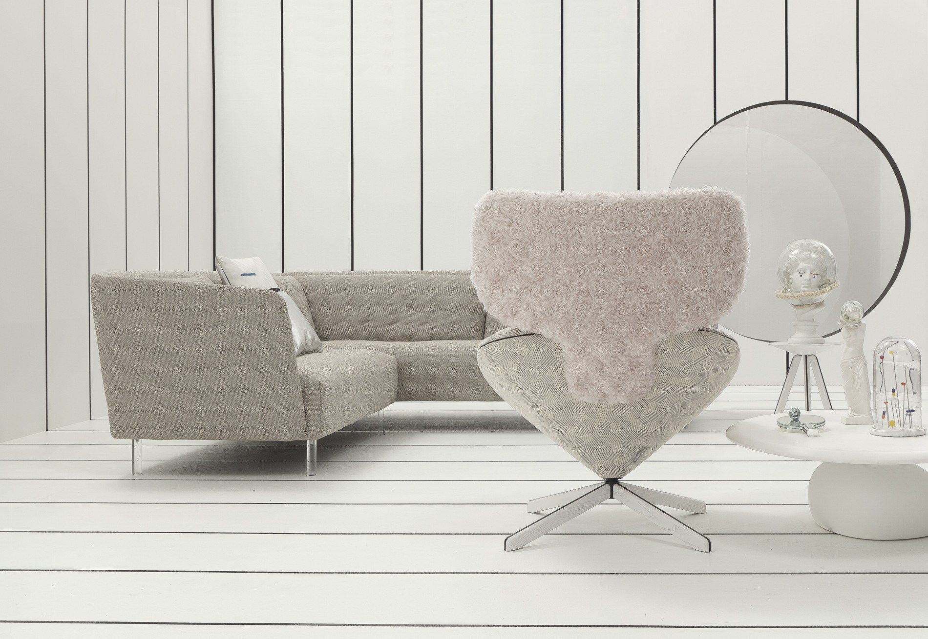 Тканевое кресло с подголовником SANCAL ARCH-00040198 - Вид №11