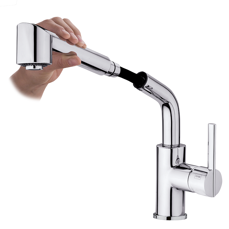 986900 BASIC/PREMIUM Выдвижная душ спрей Eternal Раковина Смеситель Bigger Хром GRB MIXERS 