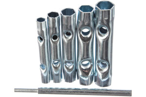 15758591 Набор торцовых трубчатых ключей 8-17 мм, 6 шт. 35D191 Top Tools