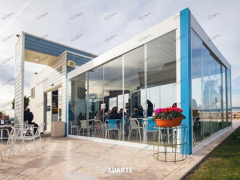 ADARTE Алюминиевая пергола с регулируемыми жалюзи  A105 