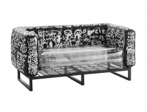 MOJOW Новый черный диван YOMI NEP  CYCNEL25NEP