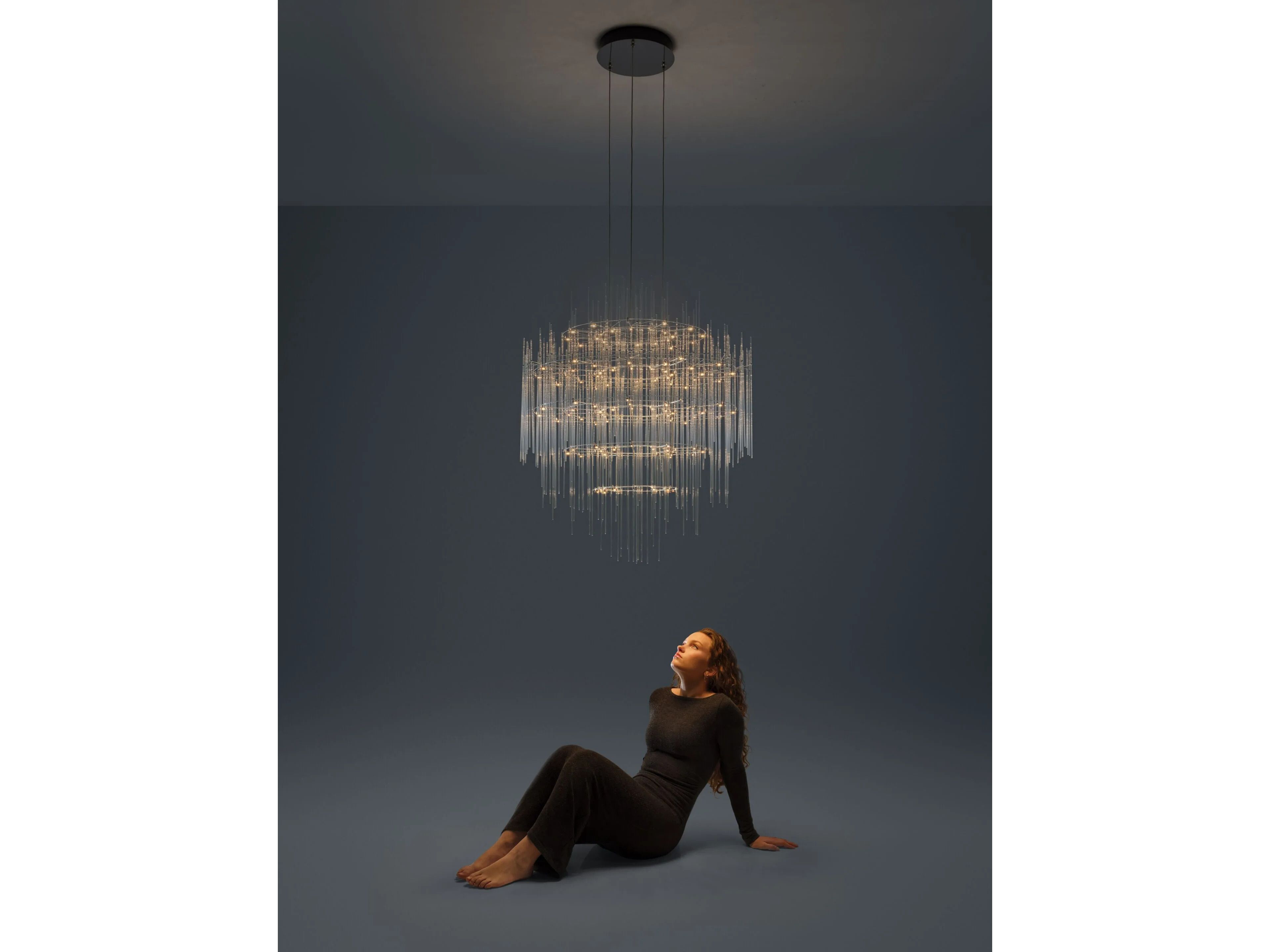 Стеклянный светодиодный подвесной светильник Quasar SKYFALL ARCH-00124892 - Вид №1